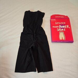 SPANX Women's Shapewear Tummy Control Shaper Short Sz: L Very Black